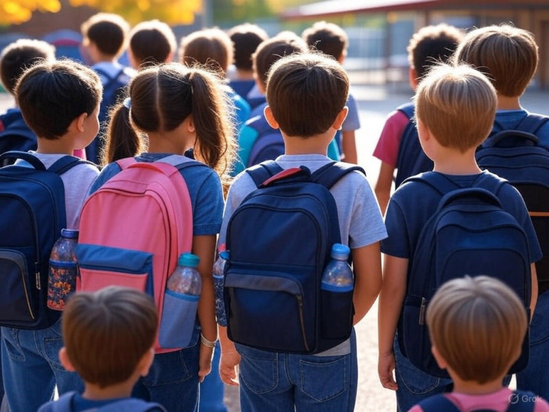 Estudiantes de un colegio