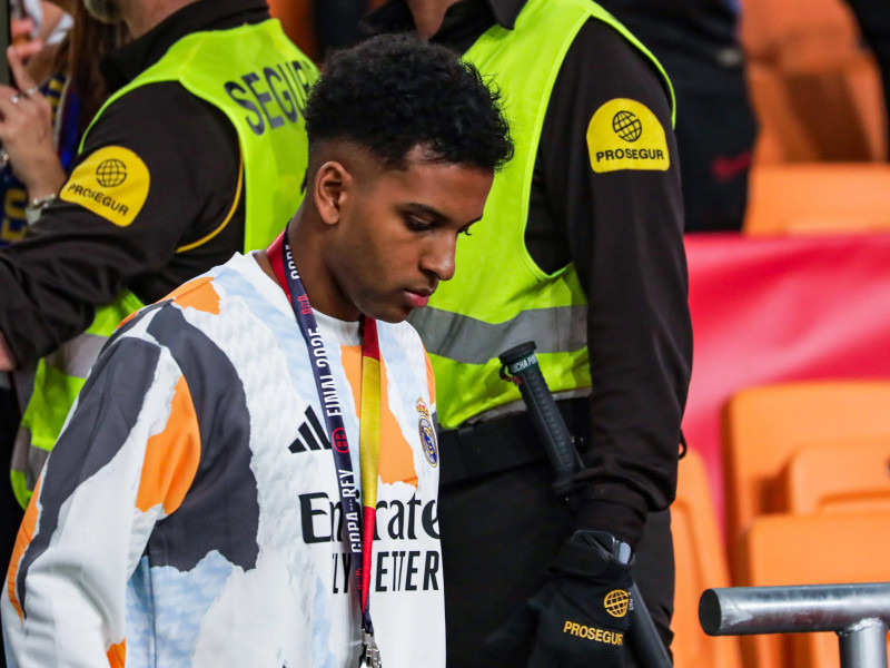La final de la Copa del Rey fue el último partido que jugó Rodrygo con el Real Madrid.