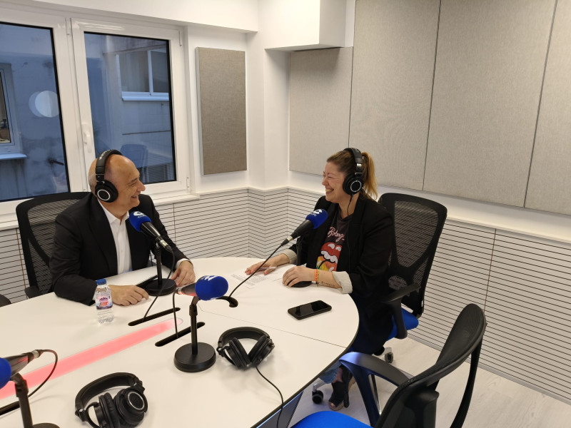 Otra imagen de la entrevista a Florencio Martín