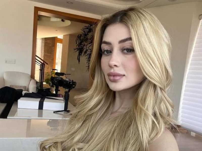 Valeria Márquez en un directo de su cuenta de Tik Tok