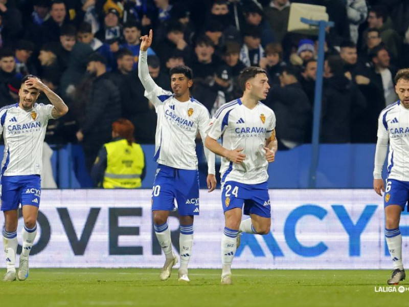 Adu Ares logró su primer gol en Liga este año ante el Oviedo
