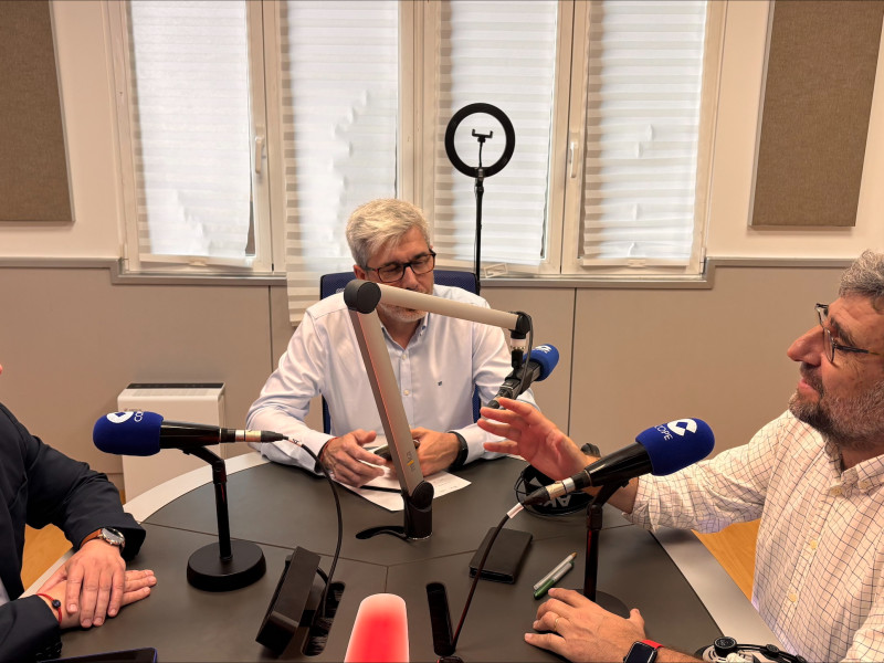 Momento de la entrevista en "Seguir sumando"