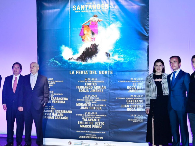 Presentación cartel oficial de la Feria de Santiago 2025 de Santander en el Casyc