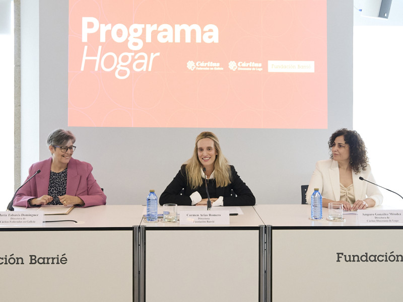 Presentación del Programa Hogar de la Fundación Barrié y Cáritas