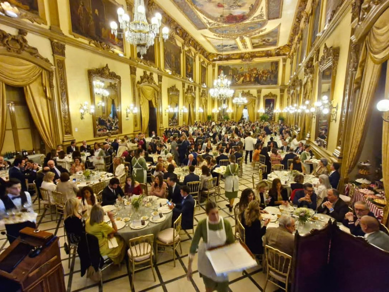 Durante la cena