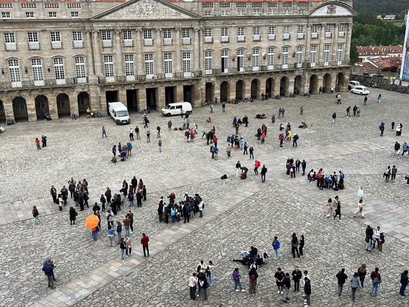 Plaza del Obradoiro en Santiago de Compostela