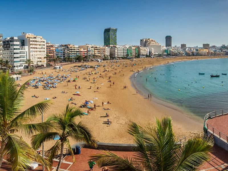El entorno de la playa de Las Canteras, en Las Palmas de Gran Canaria es uno de lugares más cotizados de Canarias