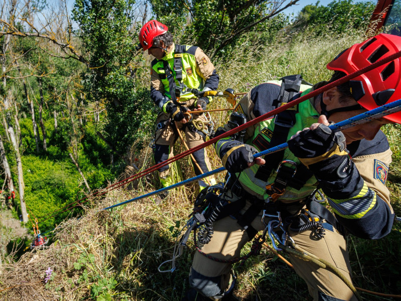 Simulacro de emergencias en Zaragoza