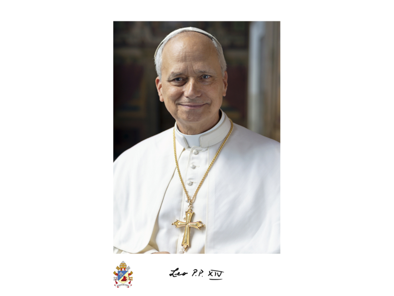 Foto oficial del Papa León XIV