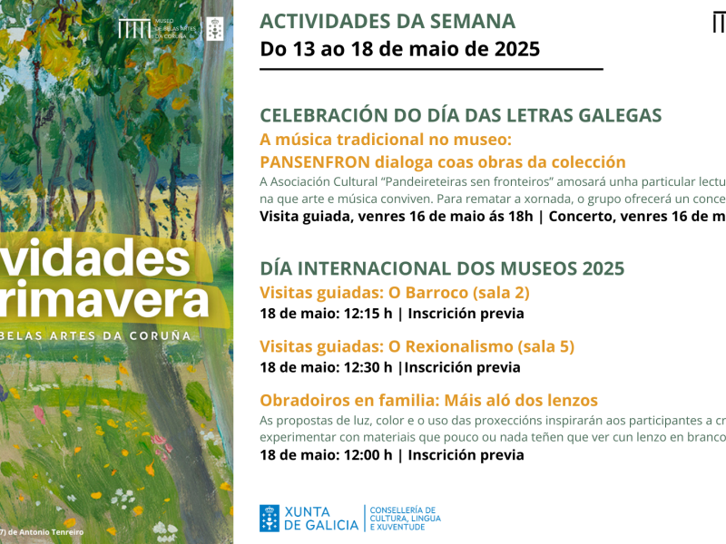 Celebración del Día das Letras Galegas en el Museo de Belas Artes