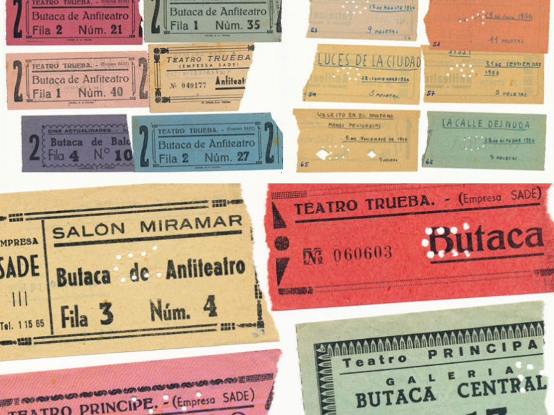 antiguas entradas a los cines de la SADE