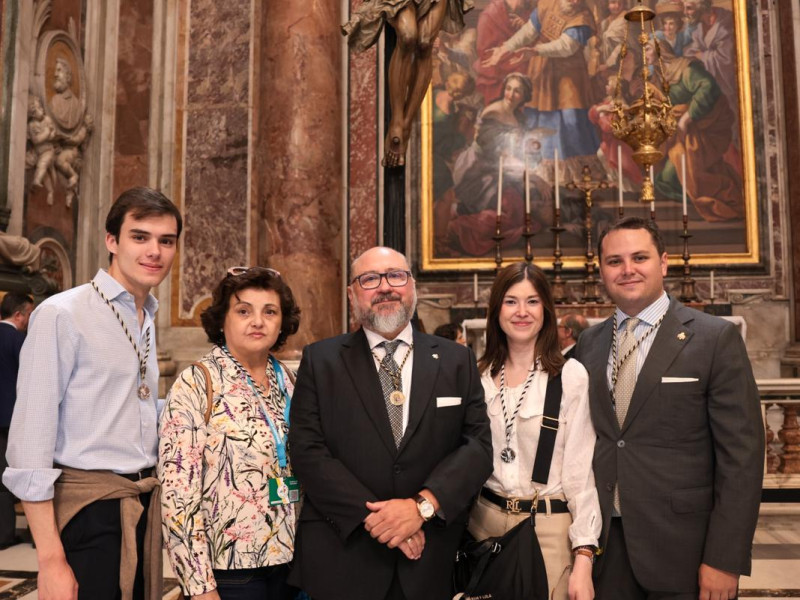 Juan Romero y su familia