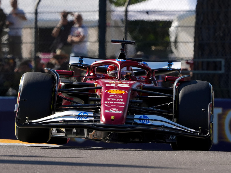 Leclerc, en el GP de Italia