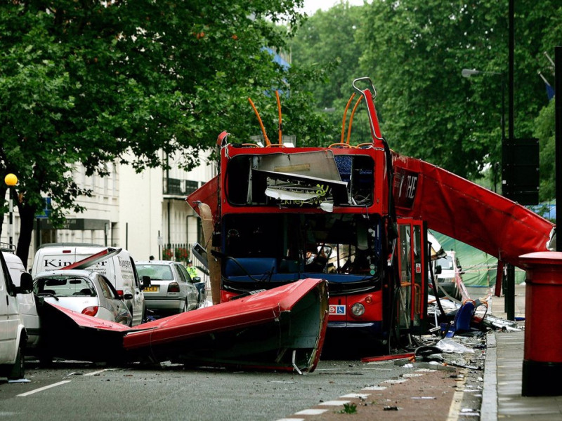 Imagen de los atentados de Londres de 2005