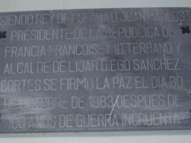 Finalmente se firma la paz entre Líjar y Francia