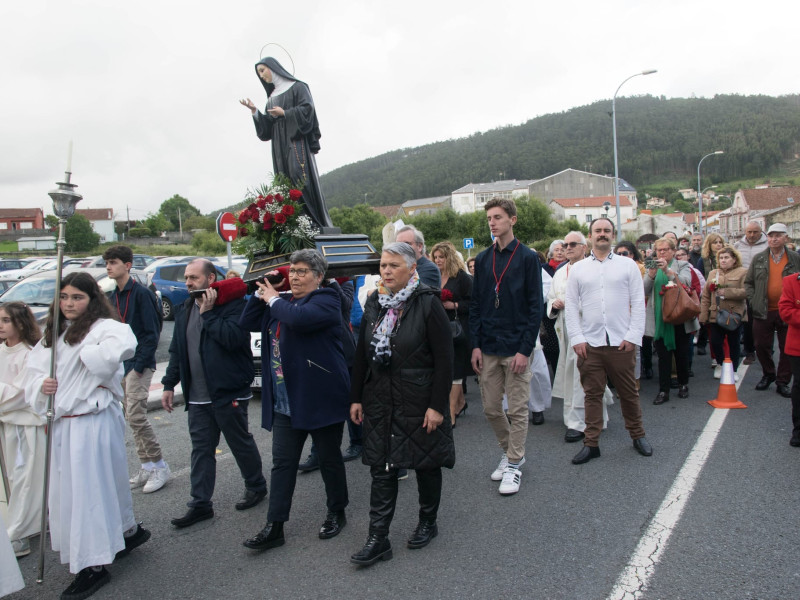 Procesión el pasado año 2024 de Santa Rita