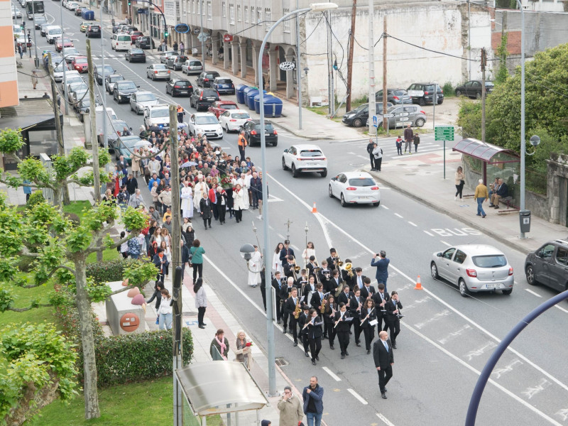 La procesión por la carretera de Castilla