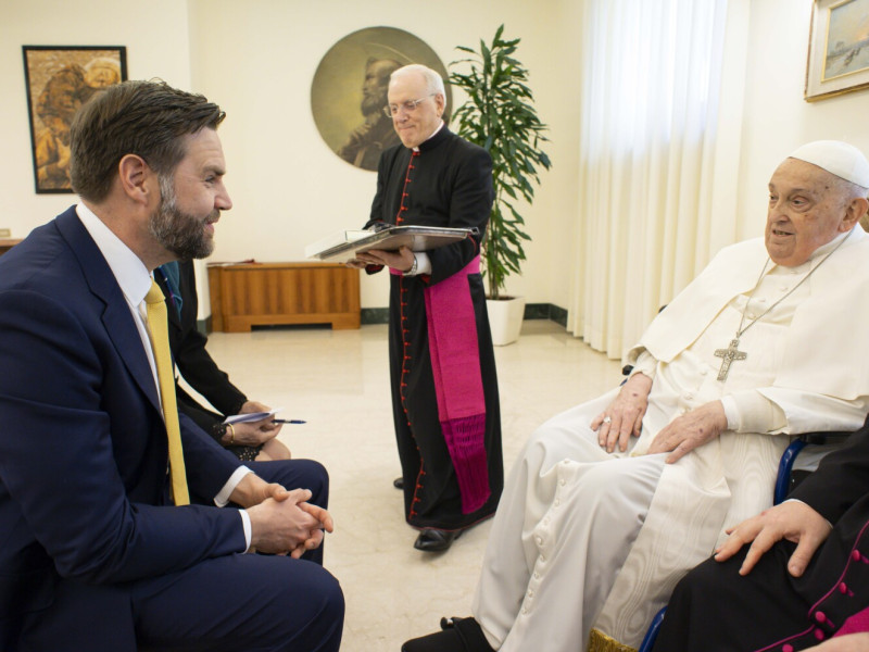 El papa Francisco recibe al vicepresidente de EEUU, JD Vance