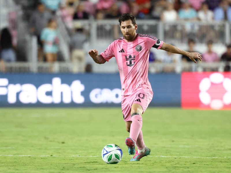 Leo Messi, en un partido con Inter de Miami