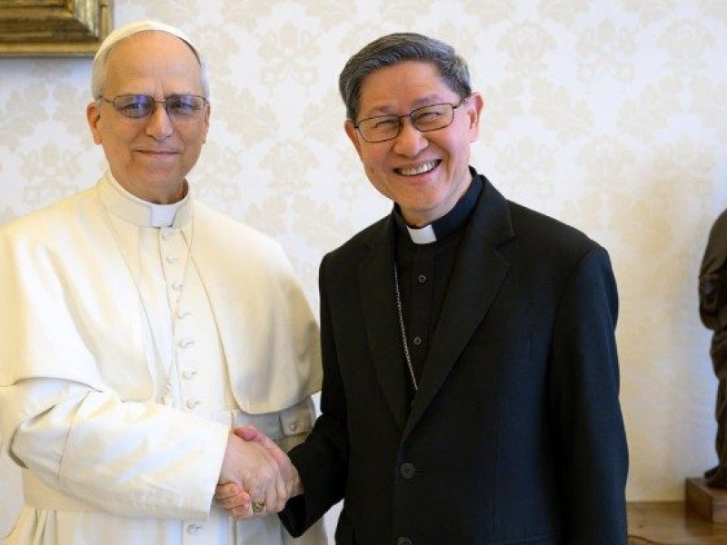 Tagle con León XIV