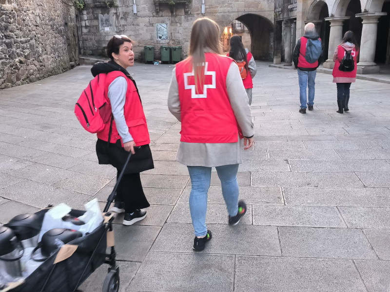Voluntarios de Cruz Roja Pontevedra