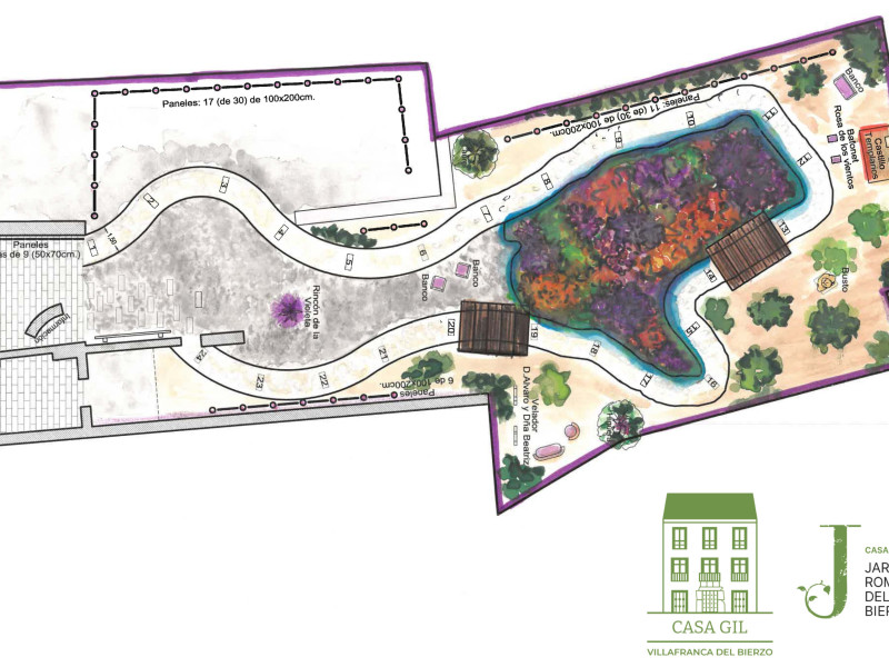 Jardín Romántico de Gil y Carrasco en Villafranca del Bierzo (León)