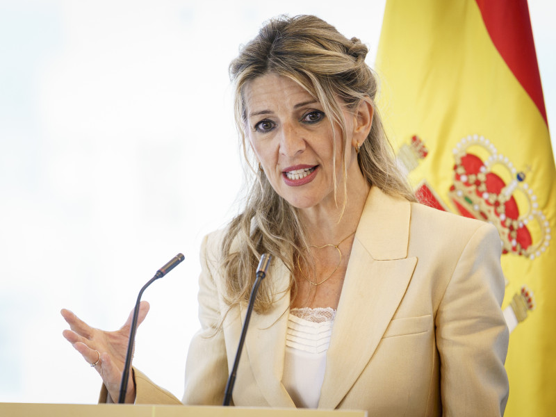 La vicepresidenta segunda y ministra de Trabajo y Economía Social, Yolanda Díaz
