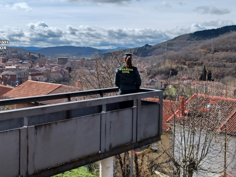 Guardia Civil en Barruelo de Santullán (Palencia)