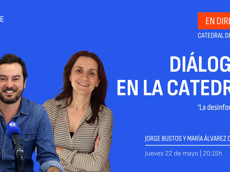 Sigue aquí en directo Diálogos en la Catedral con Jorge Bustos y María Álvarez desde Burgos
