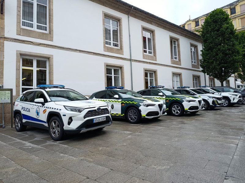 A la celebración se sumaron responsables de otros cuerpos de seguridad -Policía Nacional y Guardia Civil- en Lugo