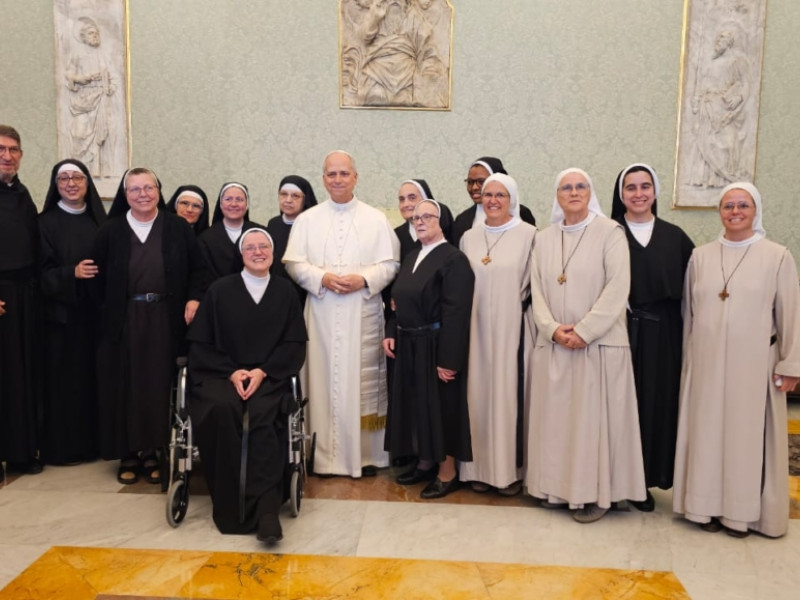 Audiencia del Papa León XIV con Hermanas Agustinas, entre ellas de Montornés y Benicàssim