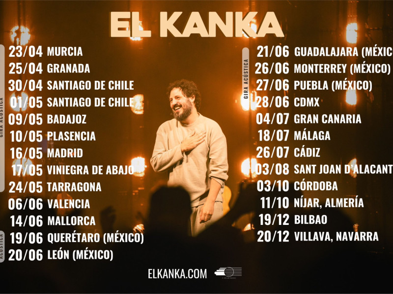 Las fechas de la gira de El Kanka