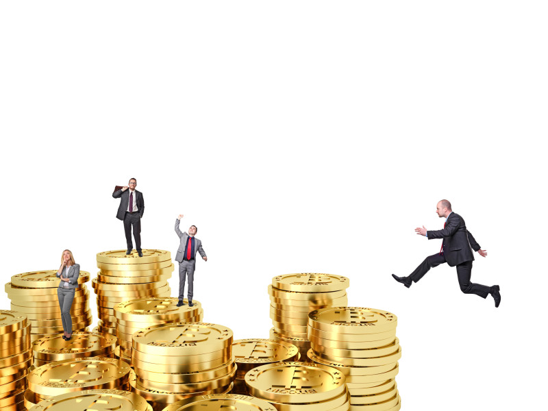 Imagen de varias Bitcoins