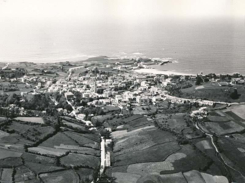 Vista aérea de Comillas, en Cantabria