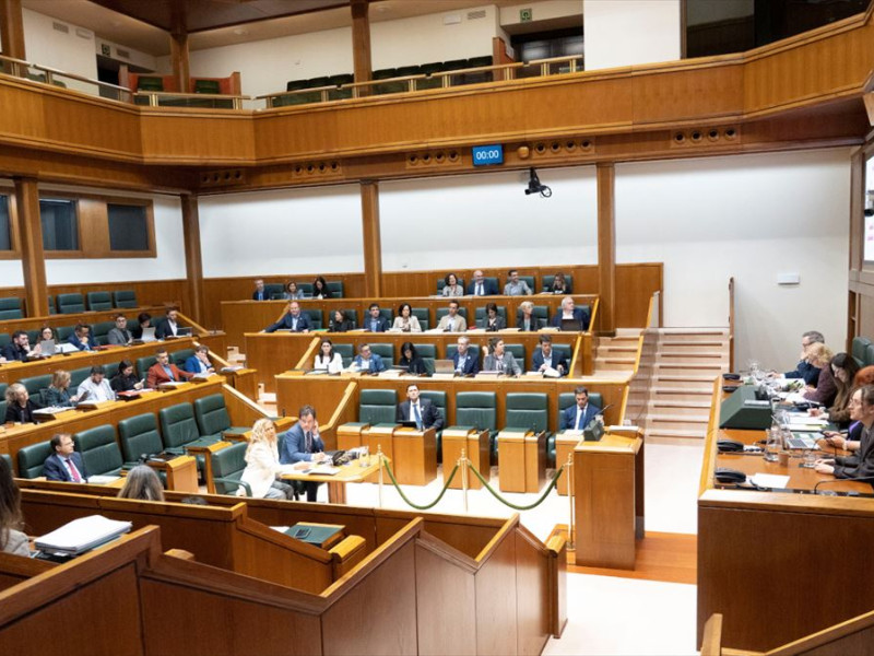 Pleno de hoy en el Parlamento Vasco