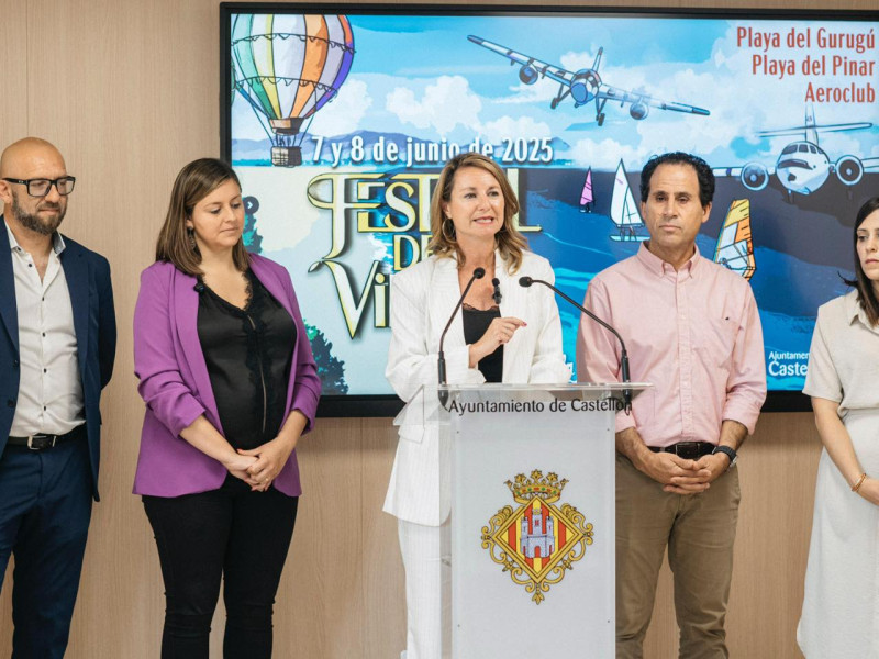 La alcalesa, Begoña Carrasco, ha presentado el Festival del Viento en Castellón de la Plana