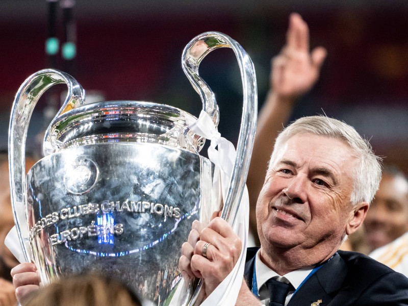 Carlo Ancelotti ha ganado 3 Champions League como entrenador del Real Madrid.