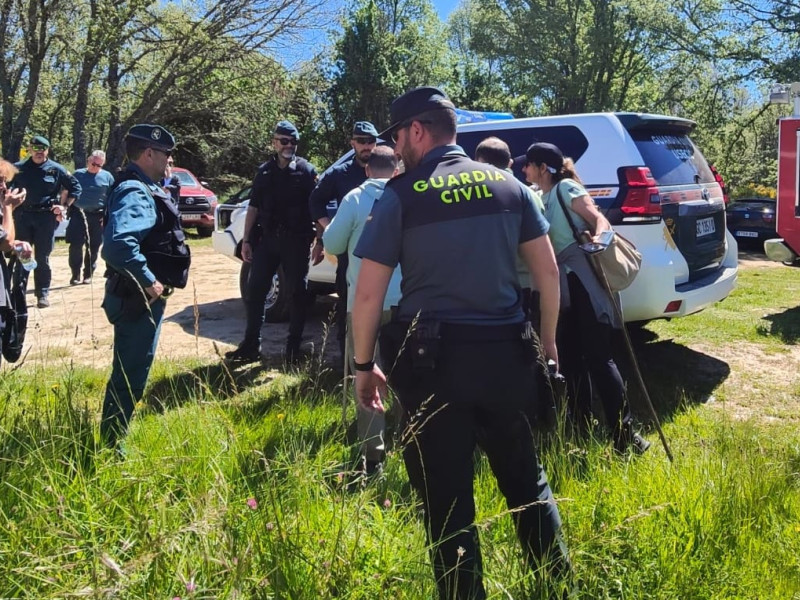 Operativo de la Guardia Civil en Cernadilla