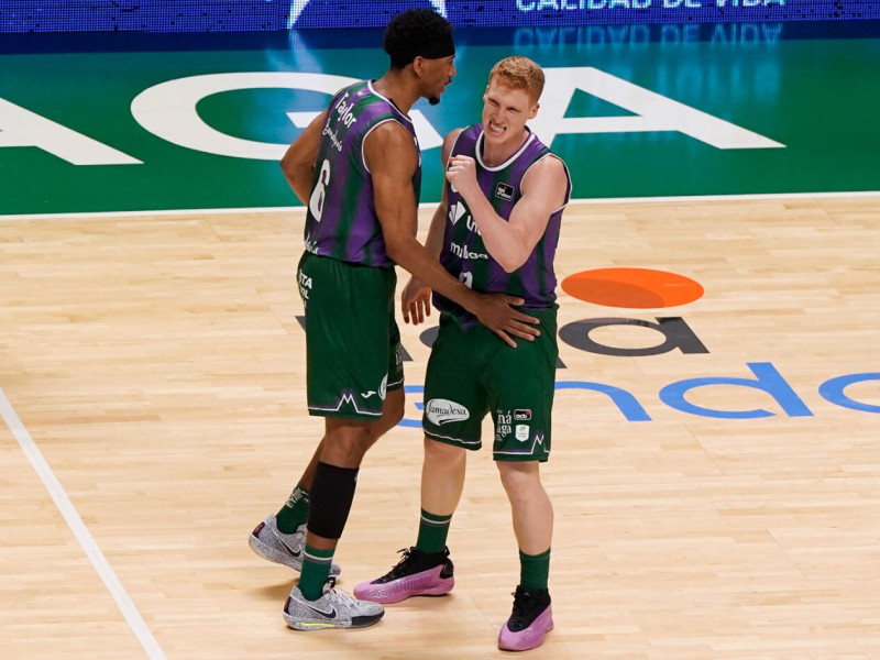 Imagen de Kameron Taylor y Alberto Díaz en el Carpena.