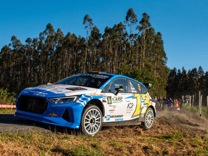 Vinyes y Mercader son cuartos con el Hyundai i20 N Rallye2