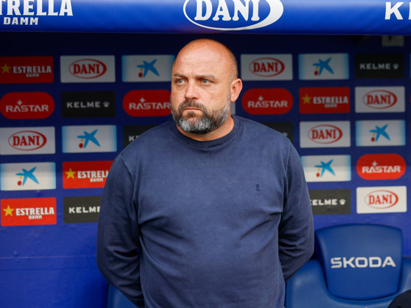 Manolo González, durante el encuentro ante Las Palmas