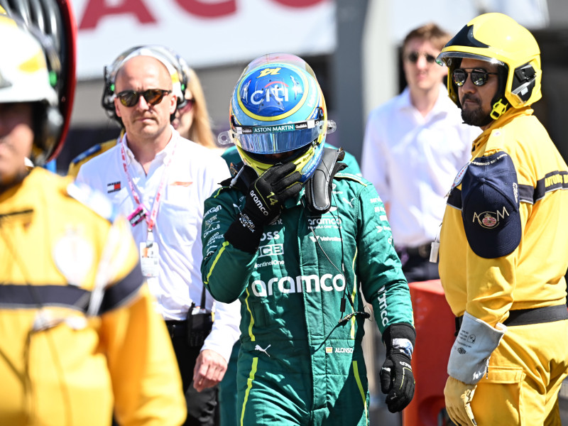 Alonso, tras retirarse del GP de Mónaco