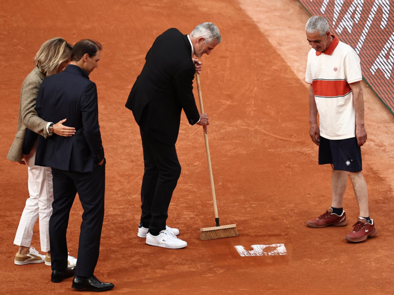 La placa de Roland Garros a Rafa Nadal