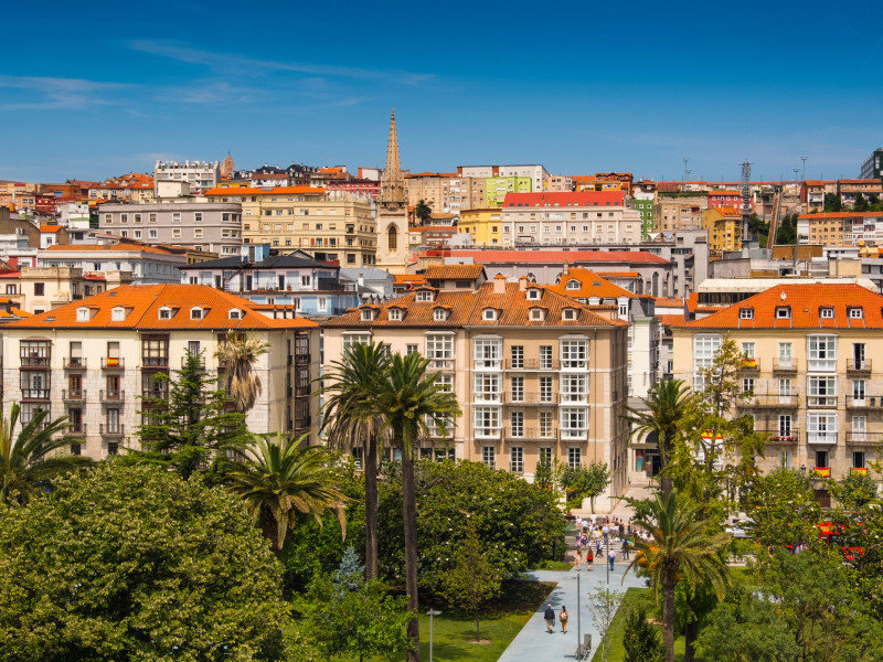 Vista panorámica de Santander