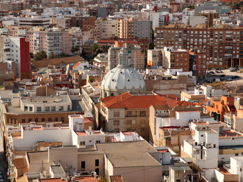 Vista sobre la ciudad de Cartagena