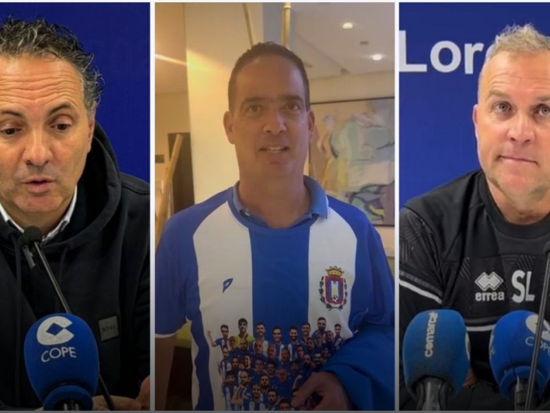 David Navarro "Peki, Jaques Passy y Sebas López.