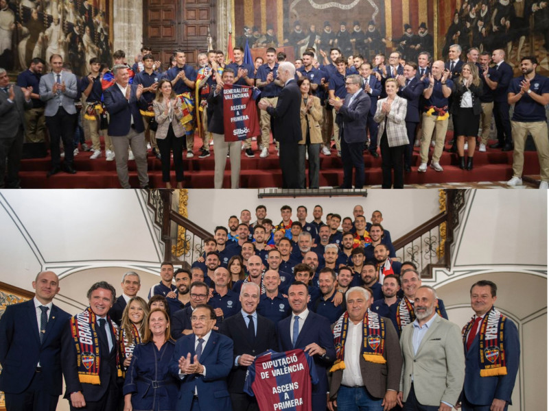 Visita a la Diputación y a la Generalitat