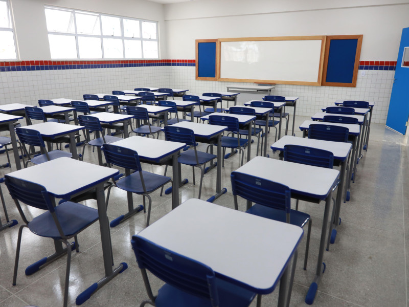Aula de una escuela pública