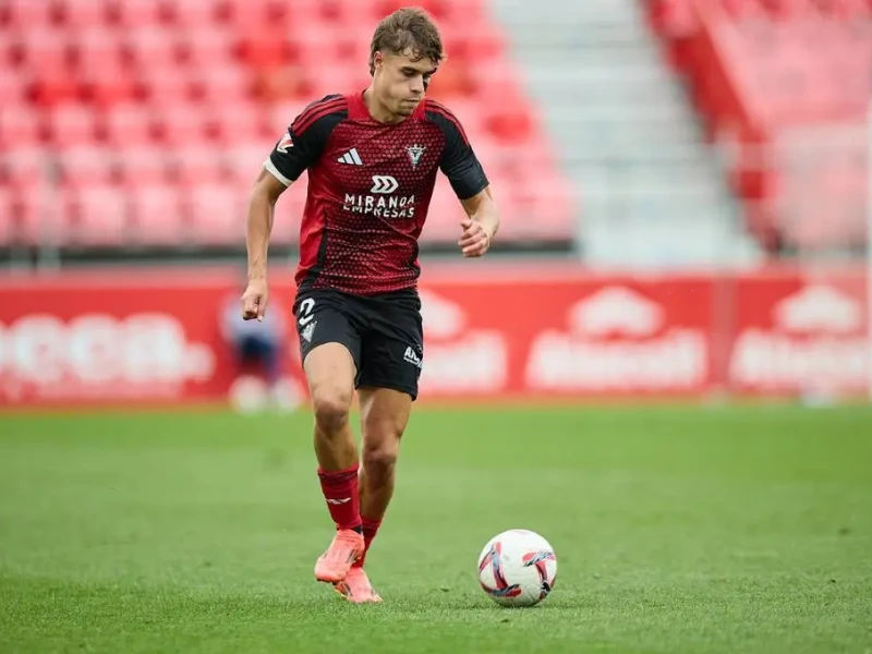 Hugo Rincón en el Mirandés