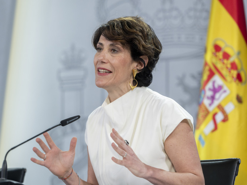 La ministra de Inclusión, Seguridad Social y Migraciones, Elma Saiz
